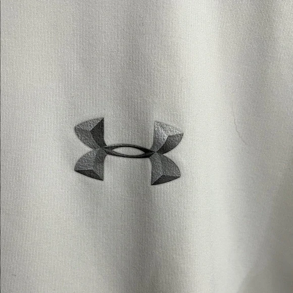 Under Armour Men's White Long Sleeve Performance Tee Coldgear Fitted - Picture 2 of 9